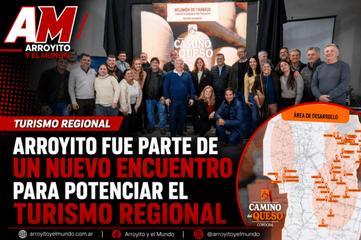 Arroyito fue parte de un nuevo encuentro para potenciar el turismo regional