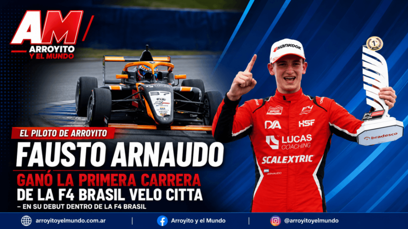 FAUSTO ARNAUDO ¡Victoria en Brasil! en su debut dentro de la F4