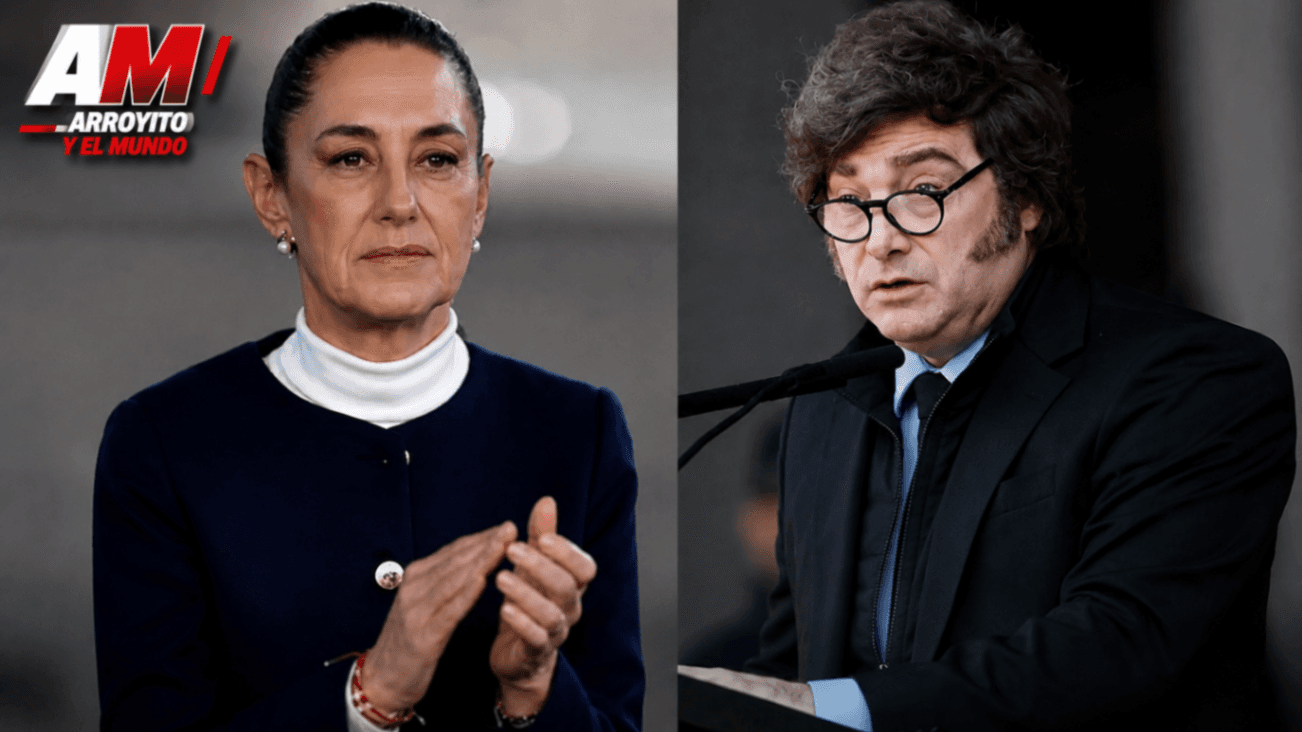Claudia Sheinbaum rechazó las acusaciones de Milei sobre una campaña contra Argentina