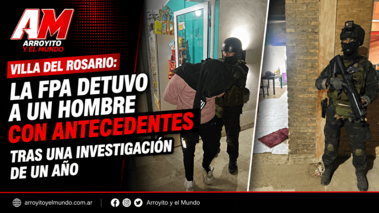 La FPA realizó tres allanamientos en Villa del Rosario y detuvo a un hombre acusado de vender drogas
