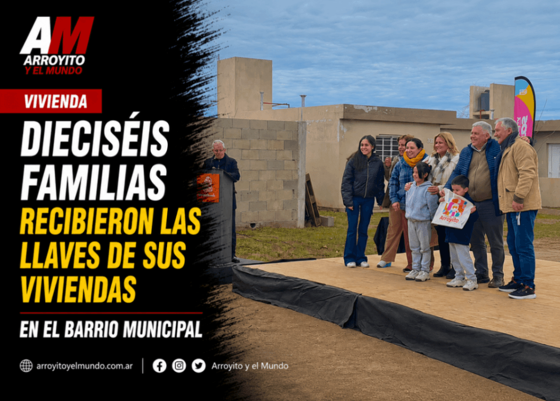 Entrega de viviendas Arroyito