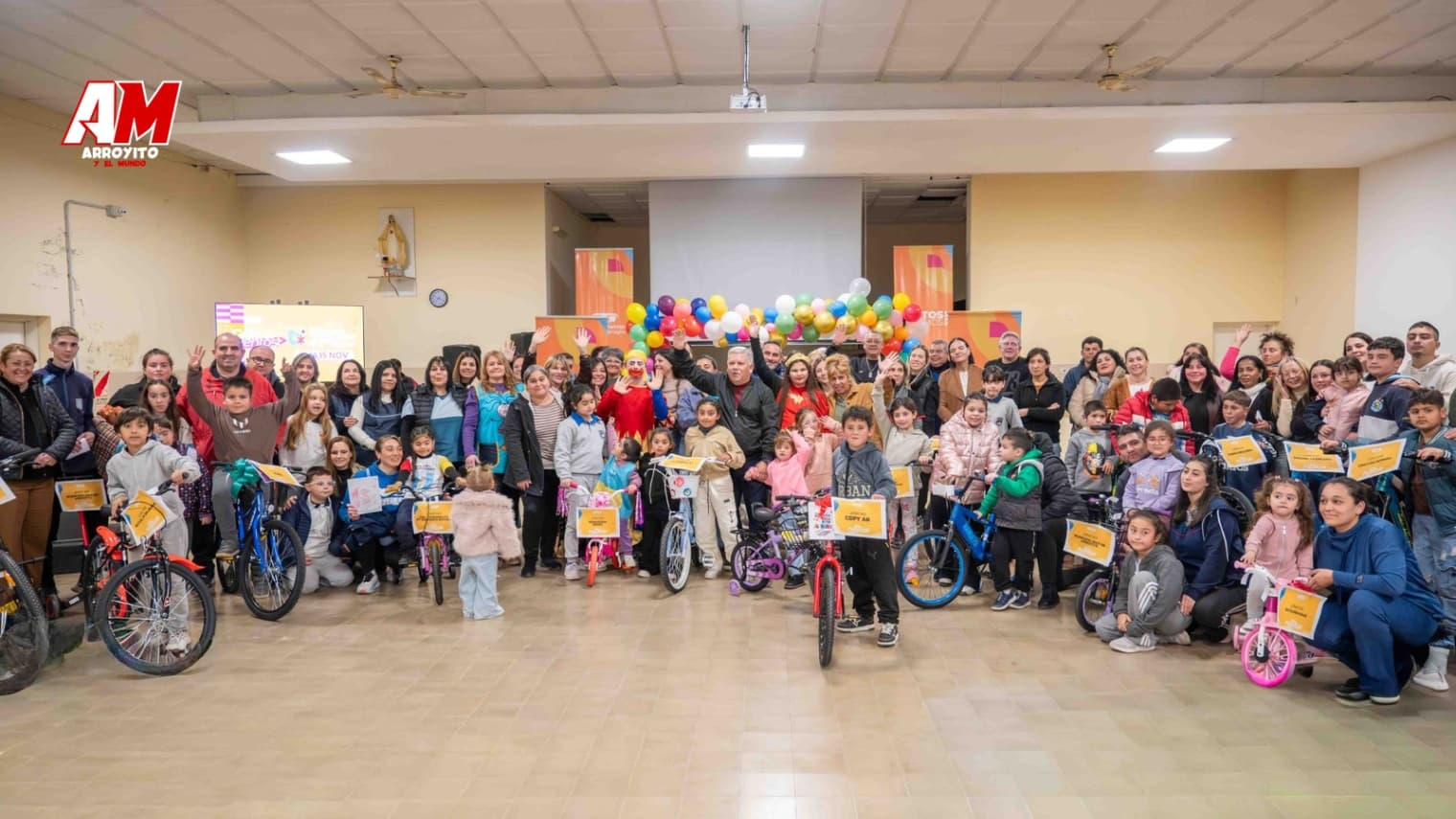 Sorteo de bicicletas en Arroyito: llegó a escuelas, jardines y la zona rural