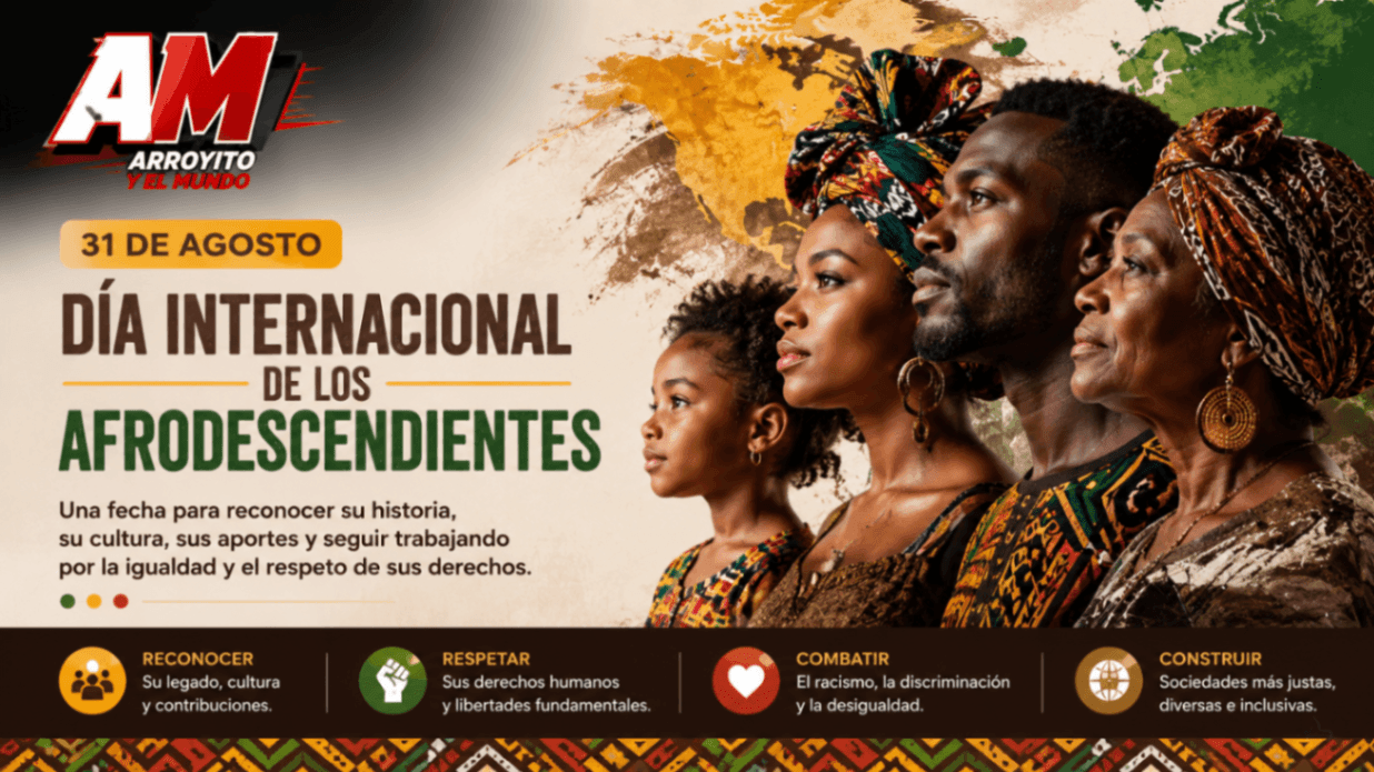31 de agosto Día Internacional de los Afrodescendientes