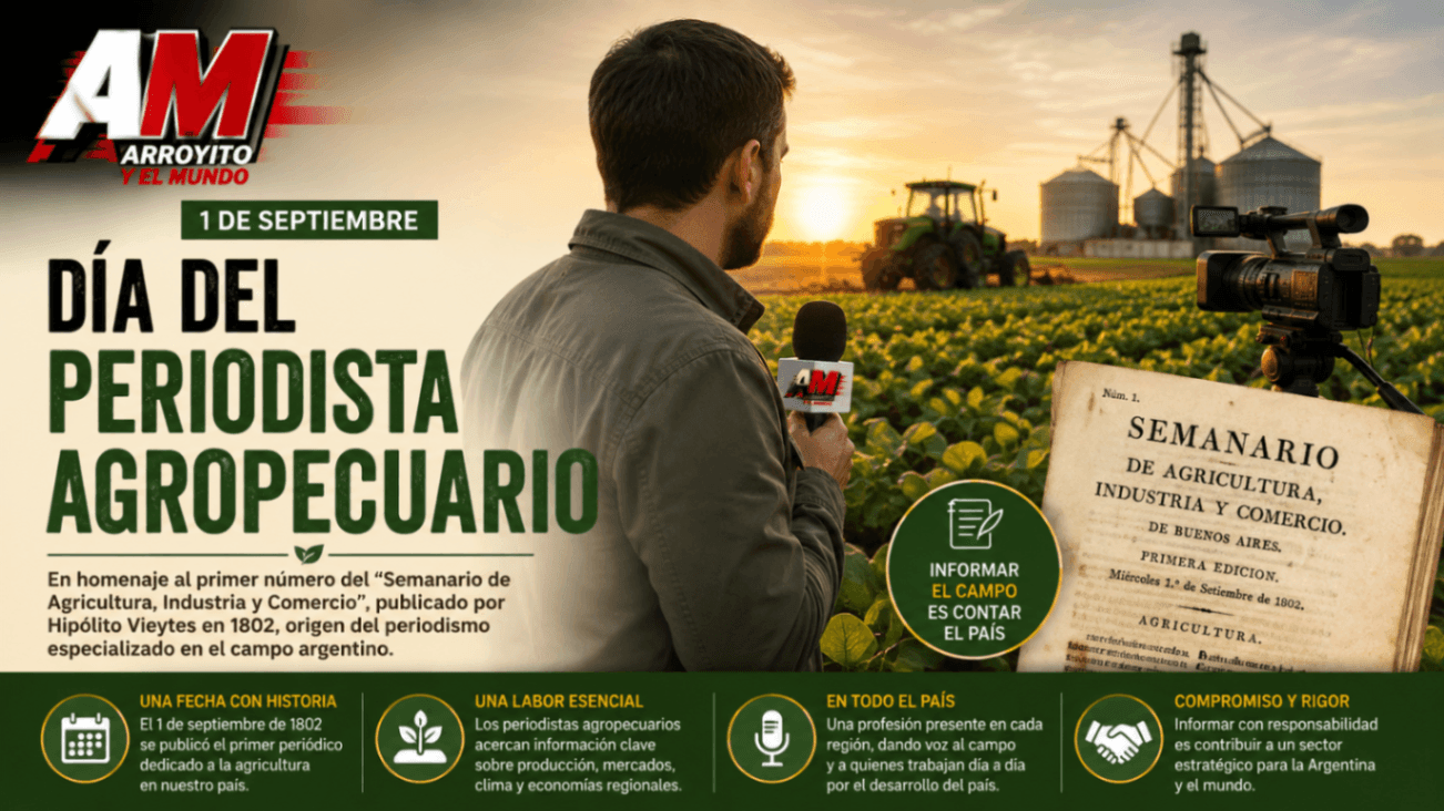 1 de septiembre: Día del Periodista Agropecuario en Argentina