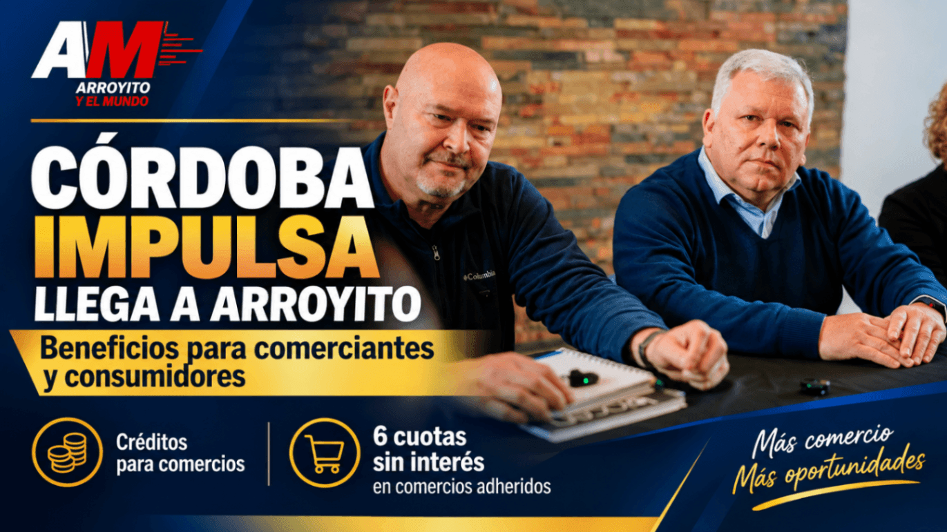 Córdoba Impulsa incorpora beneficios para comerciantes y consumidores de Arroyito