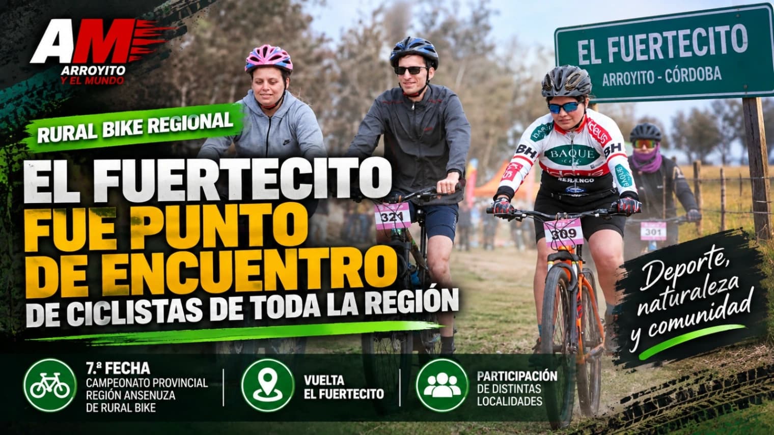El Fuertecito fue sede de la 7ª fecha del Rural Bike Regional