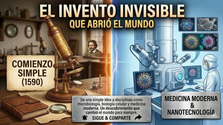 Quién inventó el microscopio y cuándo se creó ?