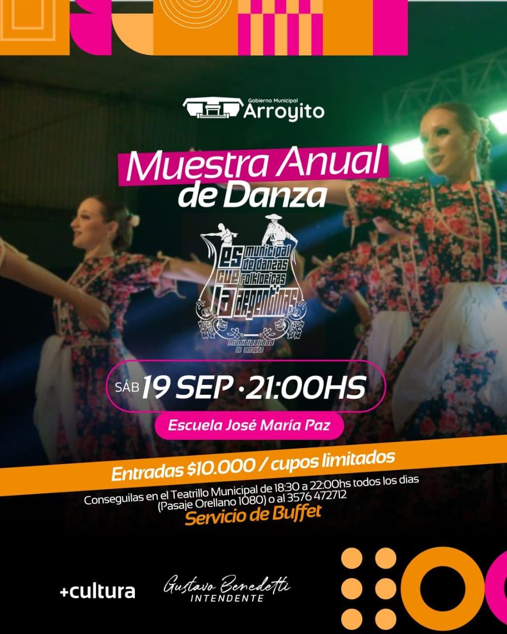 Muestra Anual de la Escuela Municipal de Danzas Folclóricas Argentinas