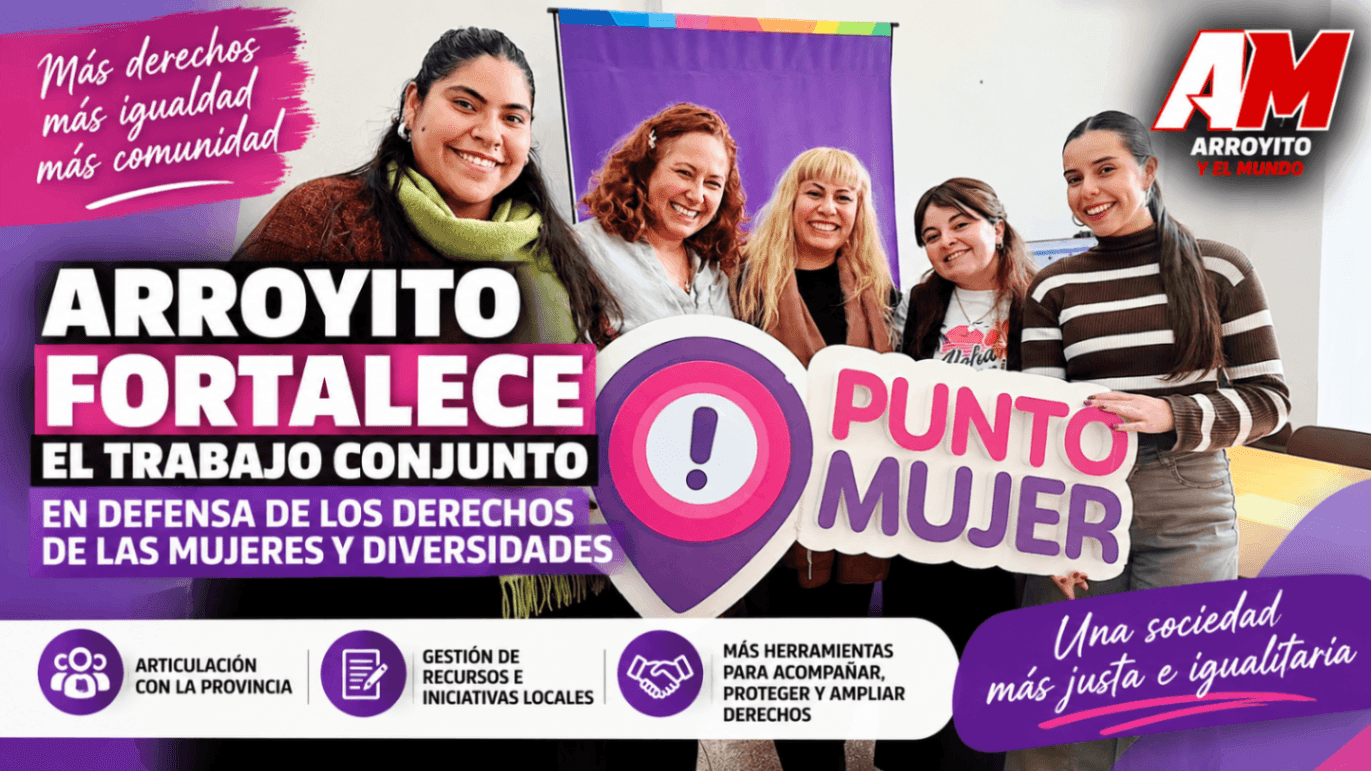 Arroyito fortalece el trabajo con la Provincia por los derechos de mujeres y diversidades